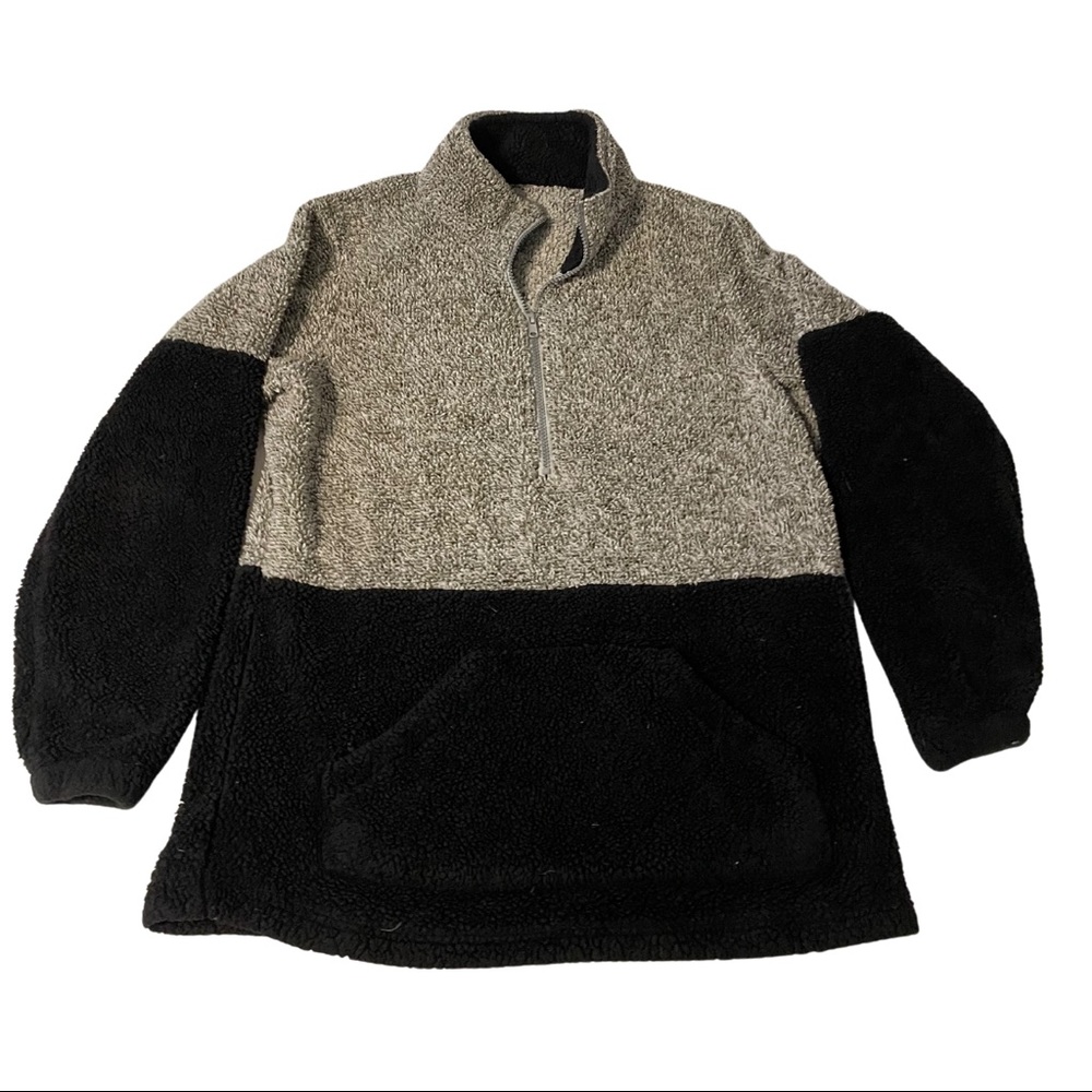 Pullover faux fleece